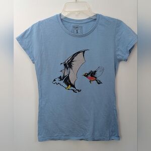 Batman And Robin - Blue Graphic T-Shirt - Size S